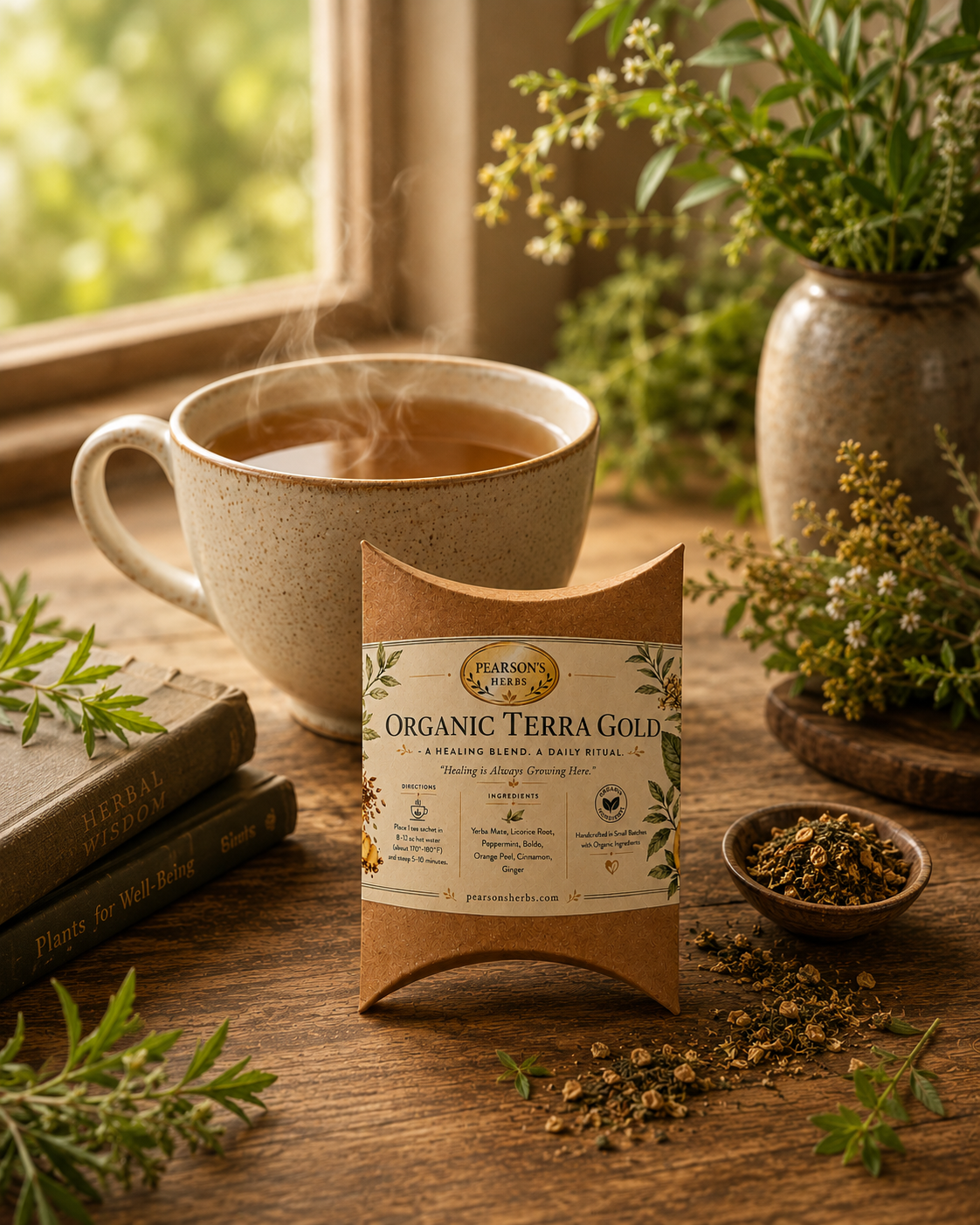 Organic Terra Gold Tea - Single To-Go Serving