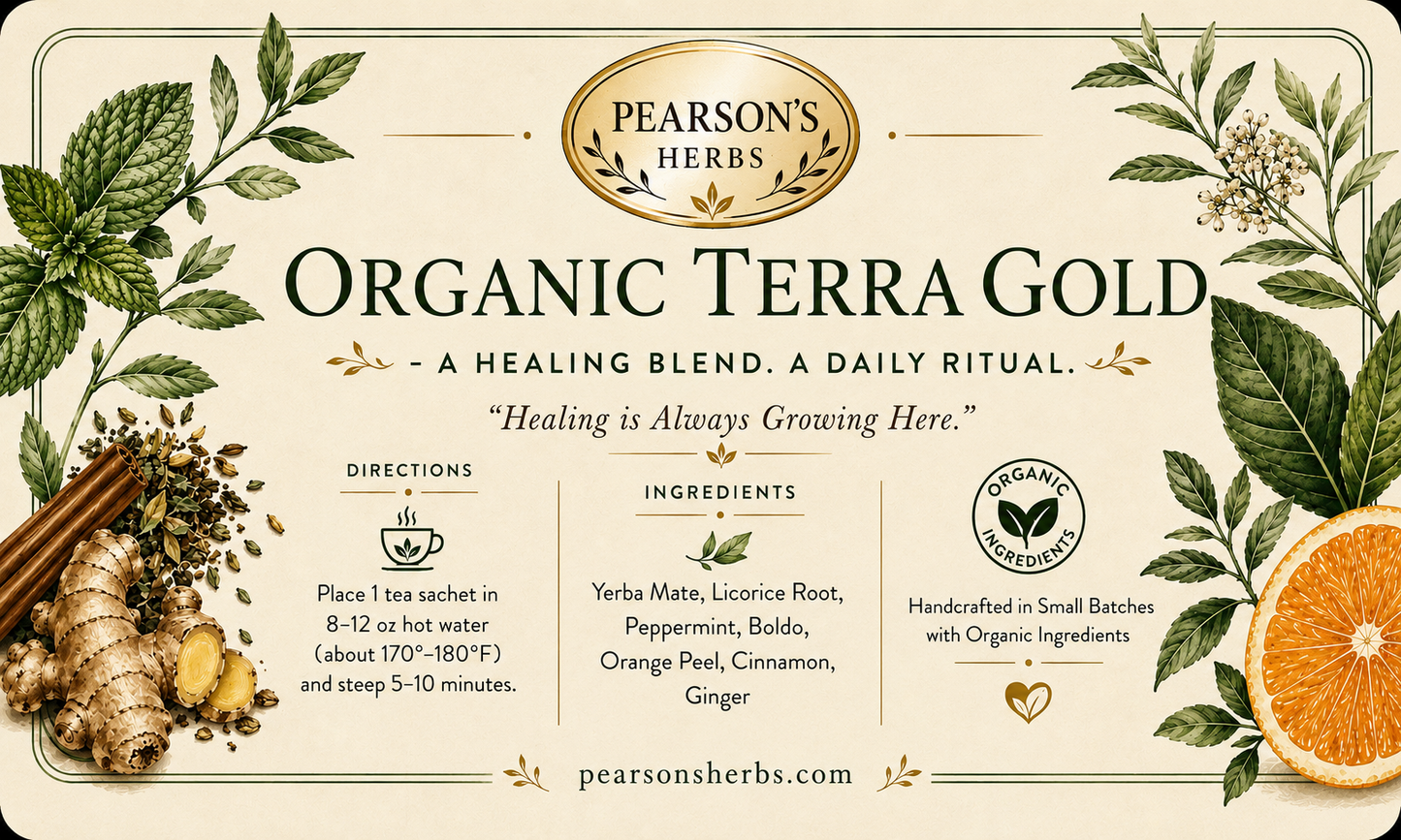 Organic Terra Gold Tea - Single To-Go Serving